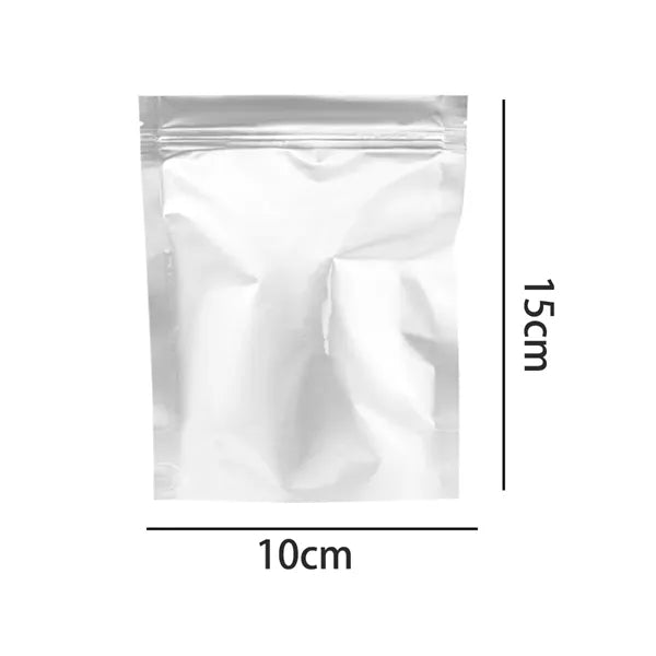 100 pc Flat Bottom Mylar Zip Lock Bags