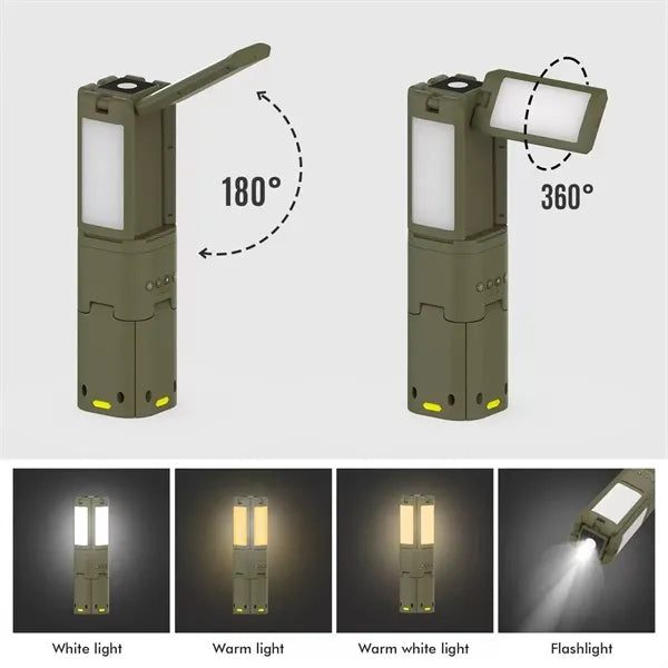 13400mAh Rechargeable Camping Lantern - IPX5, Telescopic