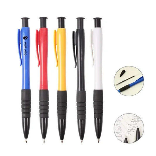 Office supplies smooth writing retractable ballpoint pen