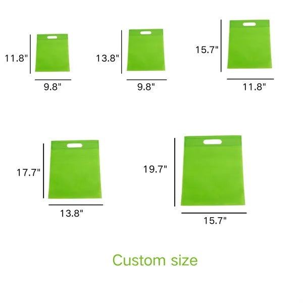 Biodegradable Non - woven Bags Featuring Die - cut Handles