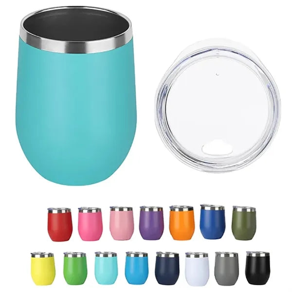 12 Oz. Eggshell Cup Double Wall 304 Stainless Steel