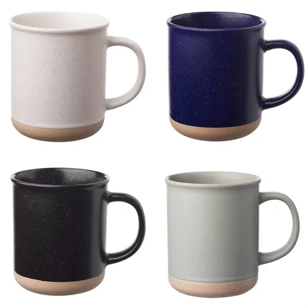 Aurora Speckled Ceramic Coffee Mug, 13.5 oz.