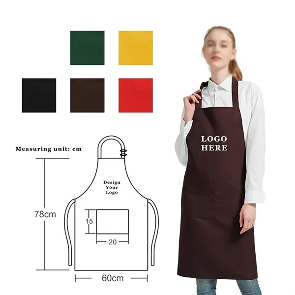 Waterproof Unisex Apron with Big Pocket