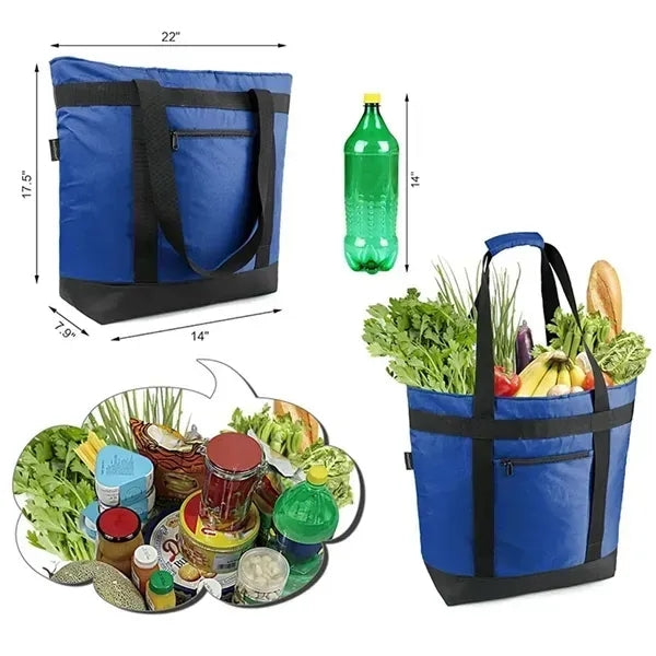 Large Cooler Insulated Thermal Shopping Tote Bags