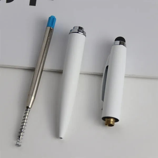 Delicate Touch Stylus Metal Pens Rubberized & Twist-action