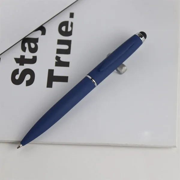 Delicate Touch Stylus Metal Pens Rubberized & Twist-action