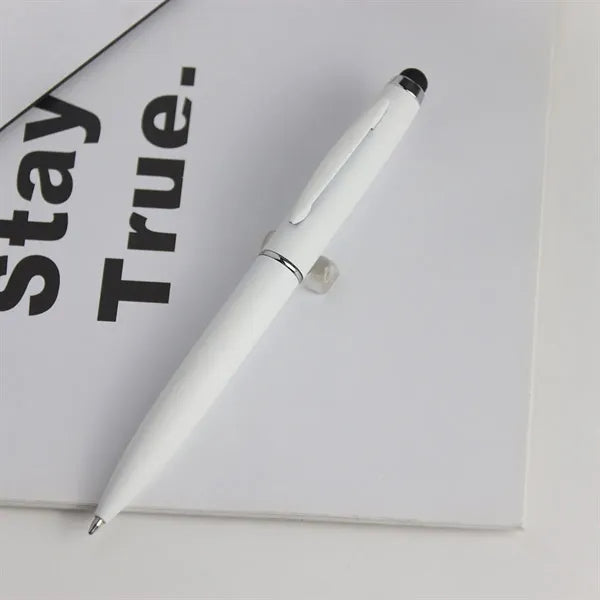 Delicate Touch Stylus Metal Pens Rubberized & Twist-action