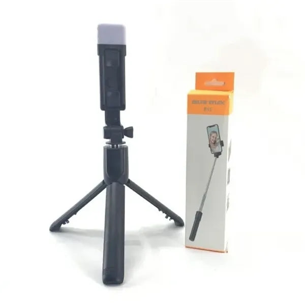 3 in 1 Bluetooth Selfie Stick Tripod with LED Fill Light