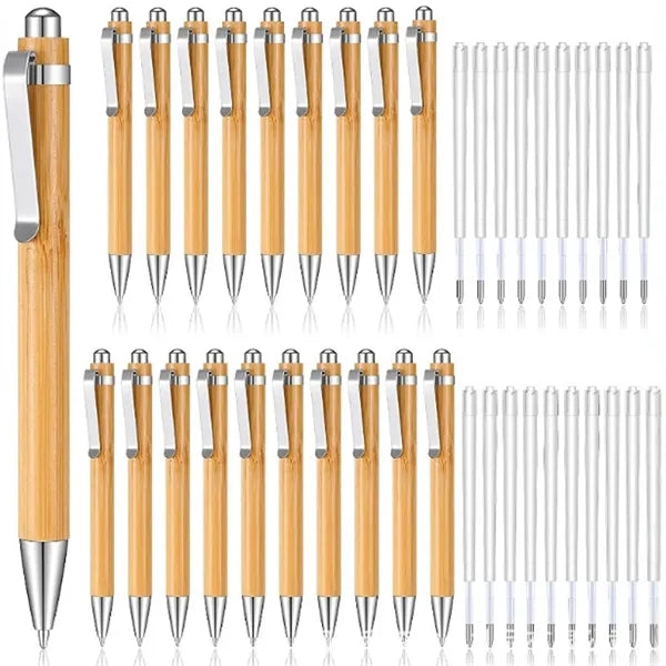 Eco-Friendly Bamboo Pen W/Clip