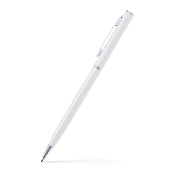 Slim Twist Metal Pen (Silver)