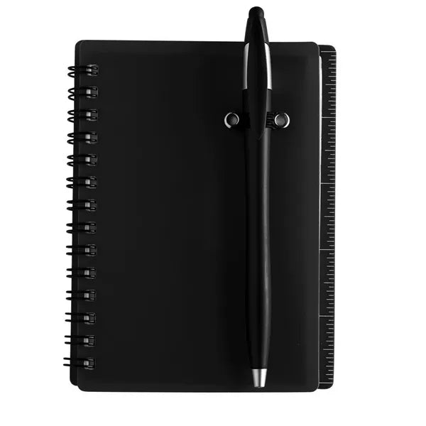 Jothaven 4.15 x 5.5 Translucent Plastic Spiral Journal with