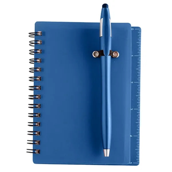 Jothaven 4.15 x 5.5 Translucent Plastic Spiral Journal with