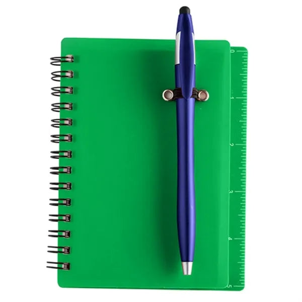 Jothaven 4.15 x 5.5 Translucent Plastic Spiral Journal with