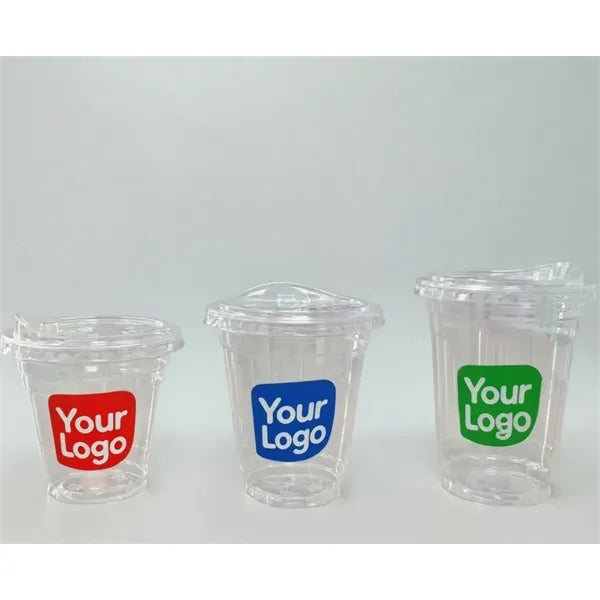 PET Disposable Cups with Lids