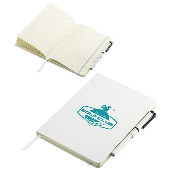 Quorum Soft Touch Journal with Matching Color Gel Pen