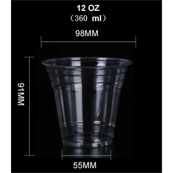 PET Disposable Cups with Lids