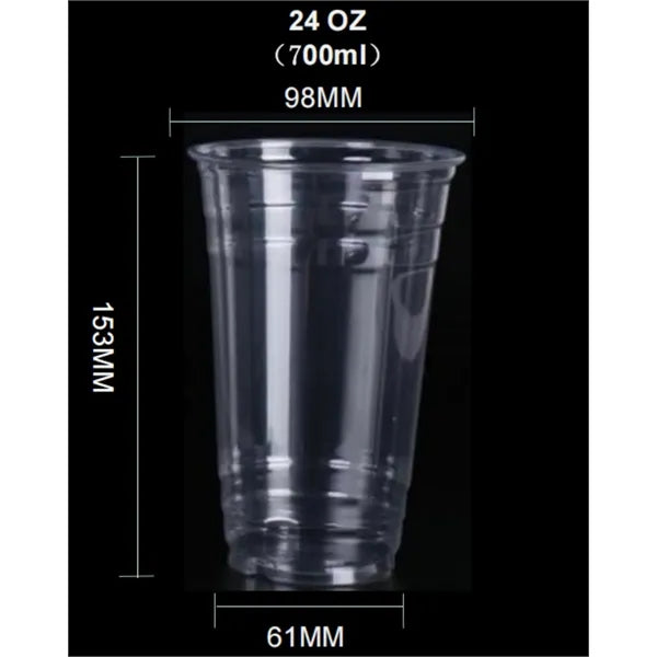 PET Disposable Cups with Lids