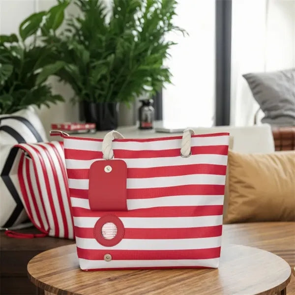 Beach Wine Tote Bag, Cooler Leakproof Insulated