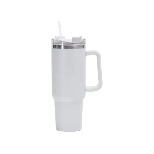 40oz Custom Stainless Steel insulatTumbler with Straw