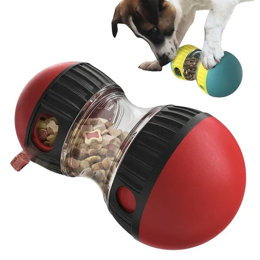 Smart Dog Puzzle Feeder Toy With Adjustable Food Dispenser
