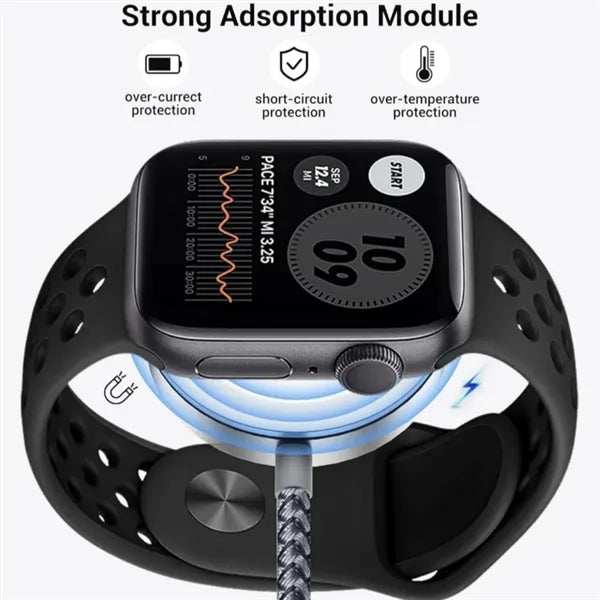 3 in 2 Fast Charging Cable for iPhone Watch