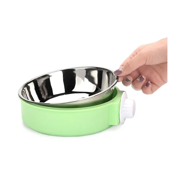 Stainless Steel Pet Hanging Bowl