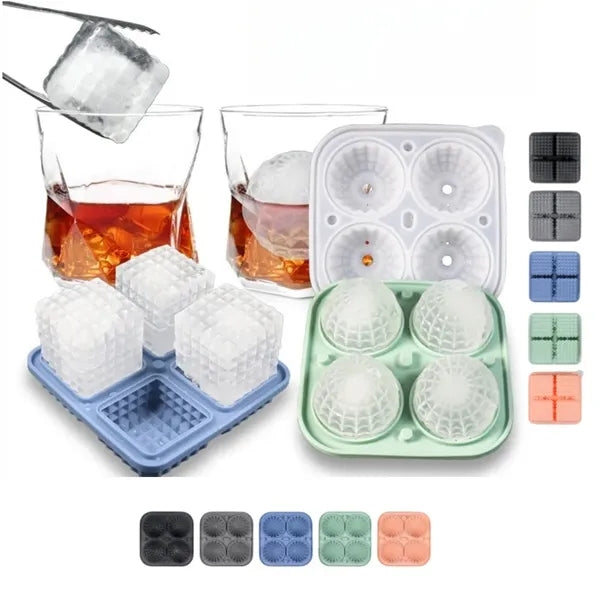 Large Sphere Silicone Round Ice Mold