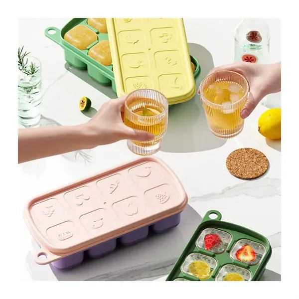 Covered Ice Cube Tray