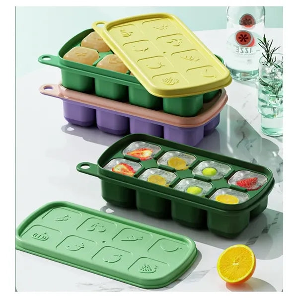 Covered Ice Cube Tray