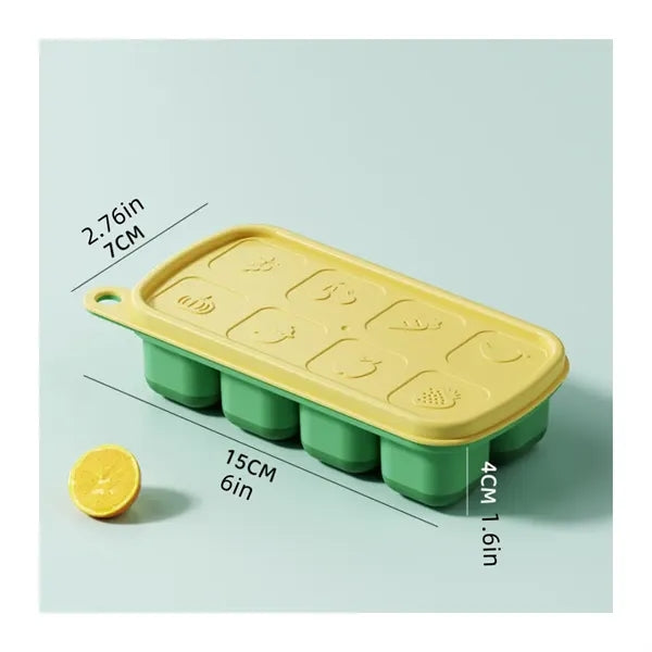 Covered Ice Cube Tray