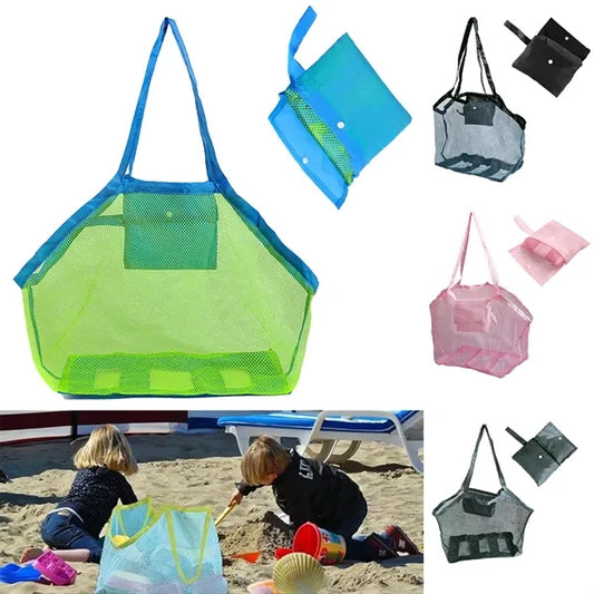 Mesh Extra Large Beach Bags, Holds Toys, Towels, Sand Away