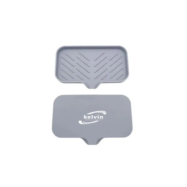 Silicone Soap Holder Sponge Containers with Drain Spout
