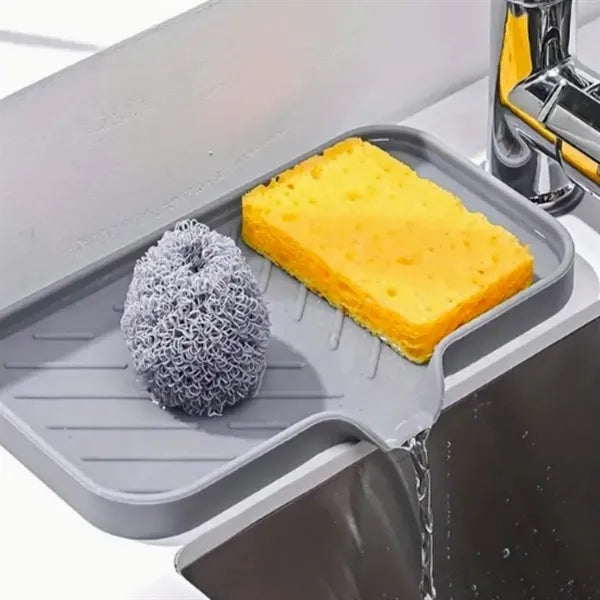 Silicone Soap Holder Sponge Containers with Drain Spout