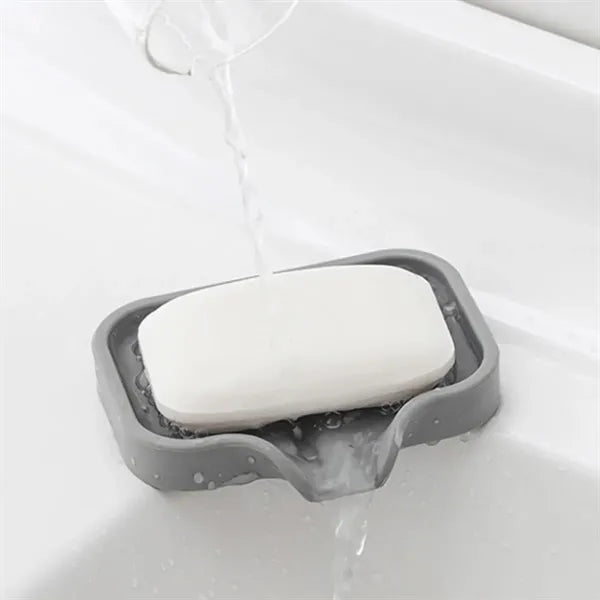 Silicone Soap Holder Sponge Containers with Drain Spout