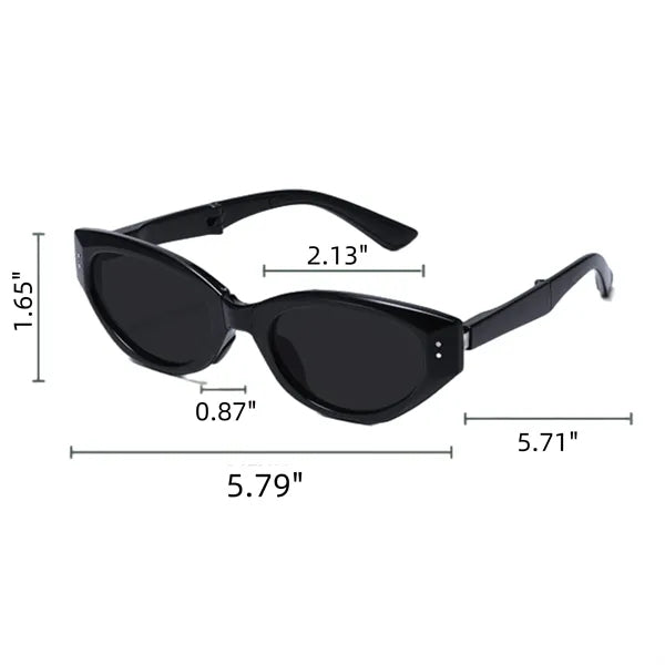 UV Protection Cat-Eye Foldable Shades Fashion Sunglasses