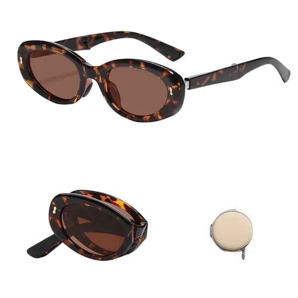 UV Protection Cat-Eye Foldable Shades Fashion Sunglasses