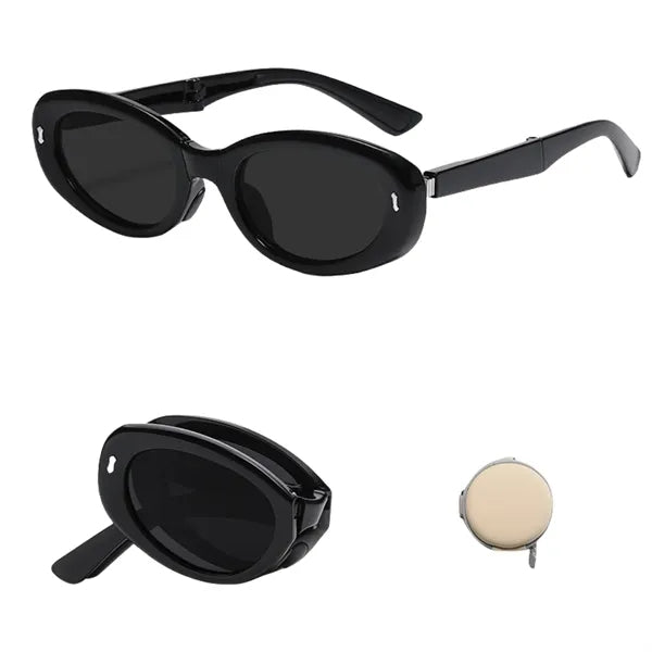 UV Protection Cat-Eye Foldable Shades Fashion Sunglasses