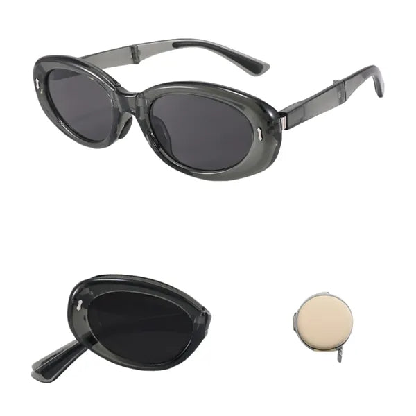 UV Protection Cat-Eye Foldable Shades Fashion Sunglasses