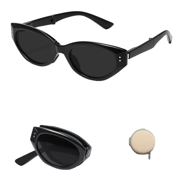 UV Protection Cat-Eye Foldable Shades Fashion Sunglasses