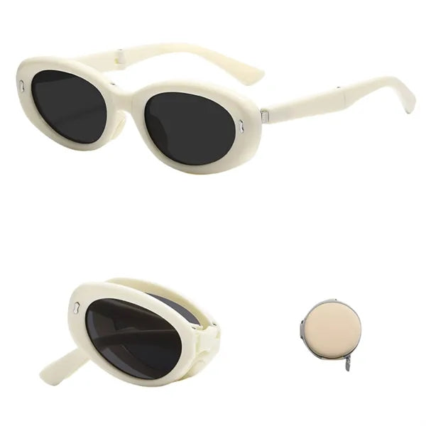 UV Protection Cat-Eye Foldable Shades Fashion Sunglasses