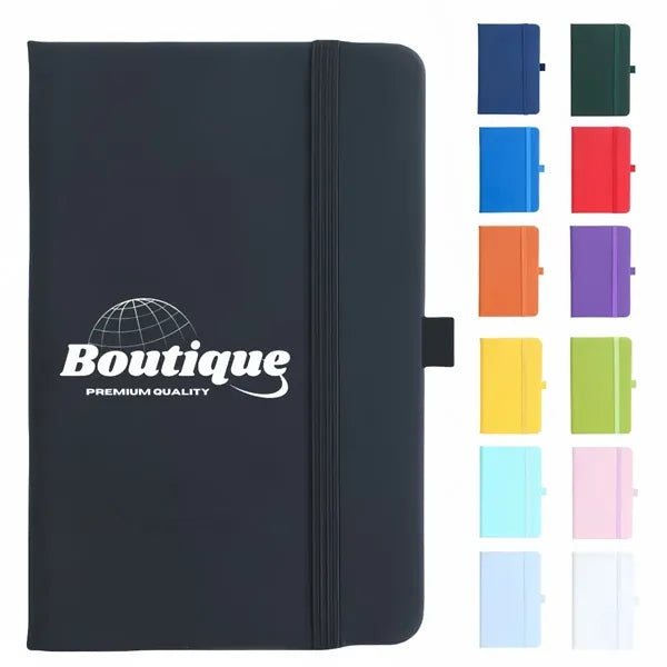 A5 Hardcover Notebook With Elastic Band Closure