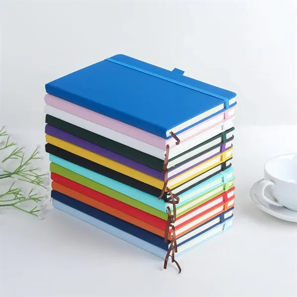A5 Hardcover Notebook With Elastic Band Closure