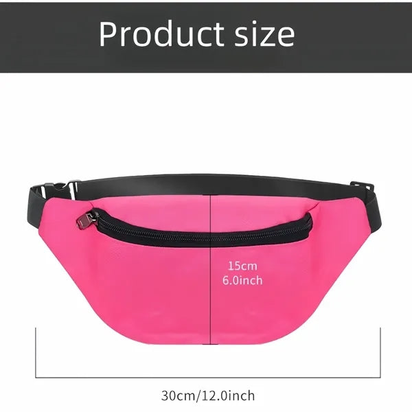 Waterproof Oxford Sports Waist Bag For Running & Cycling