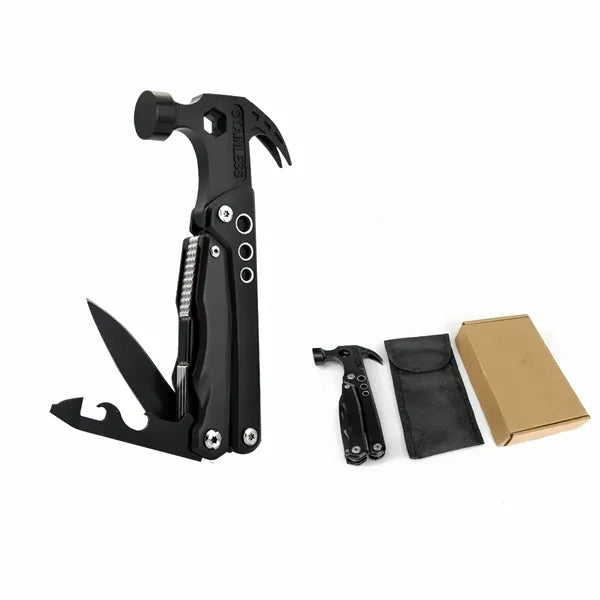 Stainless Steel Multi-Tool Hammer With Pliers & Knife
