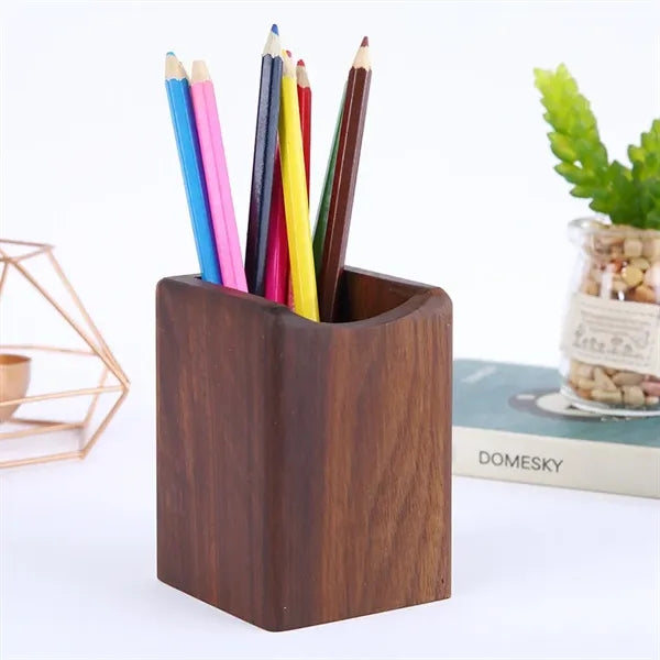 Solid Wooden Pen Holder