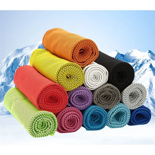 Sports Towel Sweat Rag Breathable Cooling With Storage Box