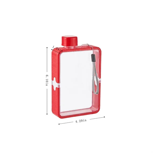 12 Oz Flat Water Bottle Travel Flask For Outdoor Sports