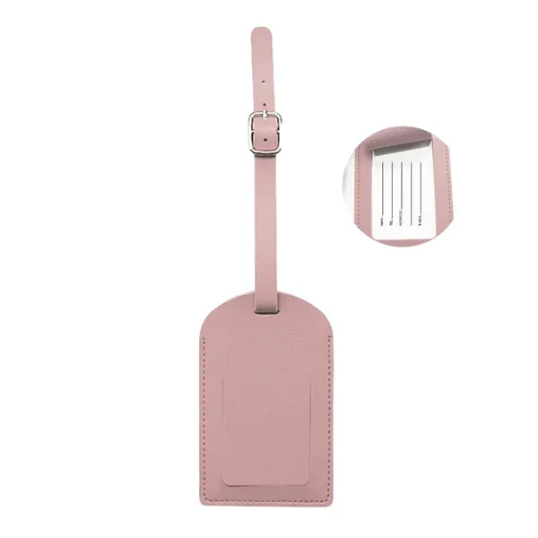 Dual-Flip Multifunctional Thickened PU Luggage Tag