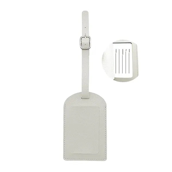 Dual-Flip Multifunctional Thickened PU Luggage Tag