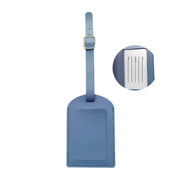 Dual-Flip Multifunctional Thickened PU Luggage Tag